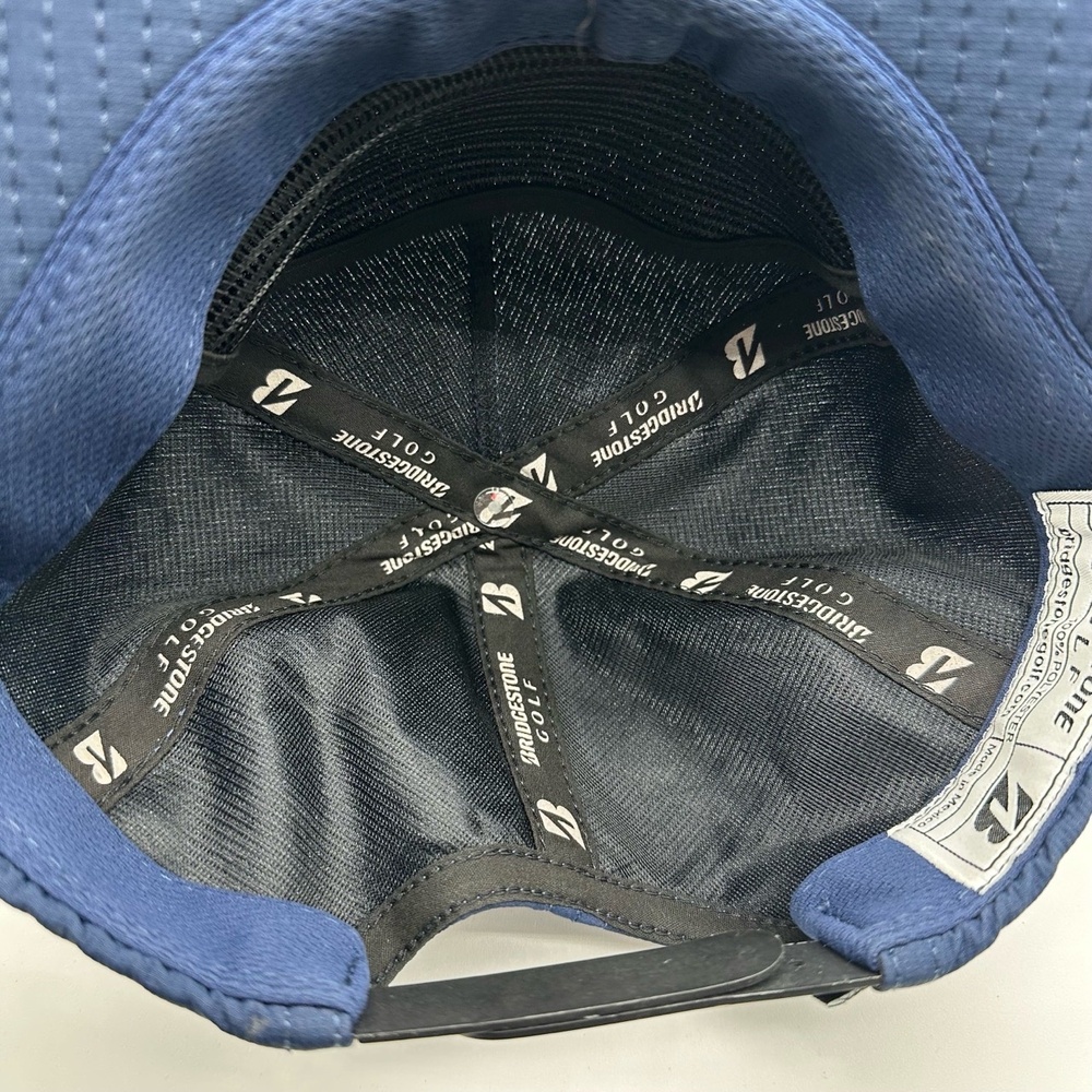 Bridgestone Golf Rope Cap Navy SnapBack 100% Polyester Dad Hat - Picture 11 of 13